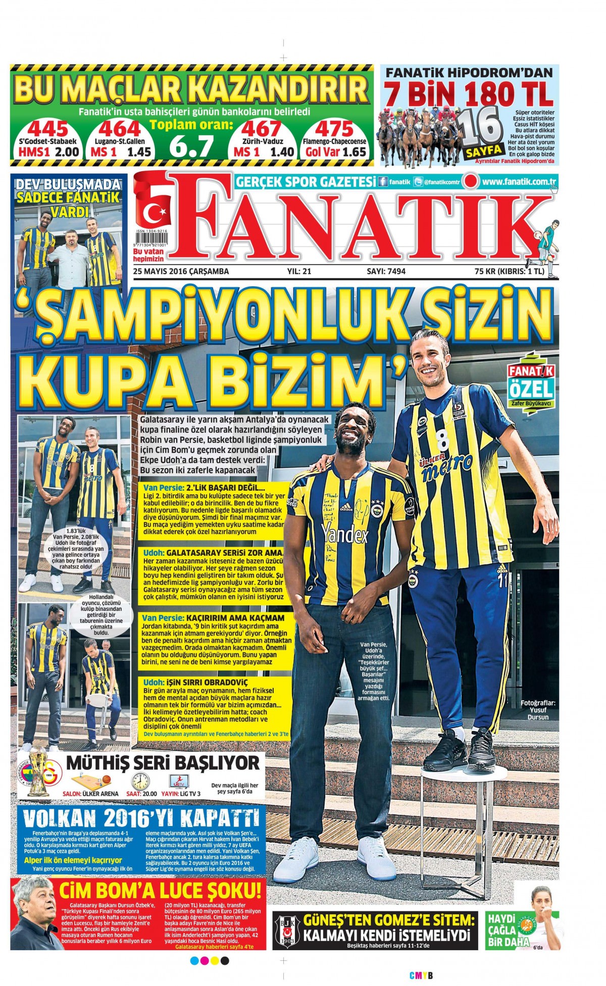 25 Mayıs 2016 gazete manşetleri - 642