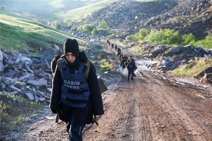 Savaş muhabirlerini PÖH eğitiyor - 5