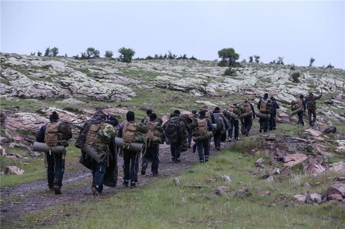 Savaş muhabirlerini PÖH eğitiyor - 579