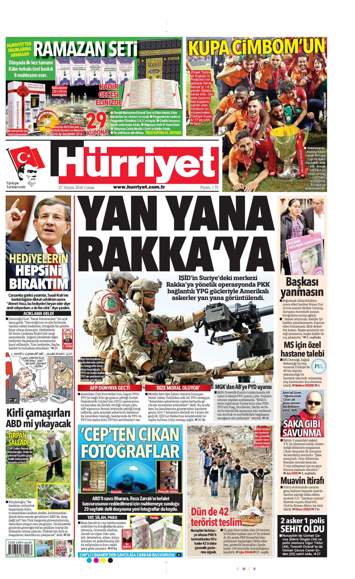 27 Mayıs 2016 gazete manşetleri - 7