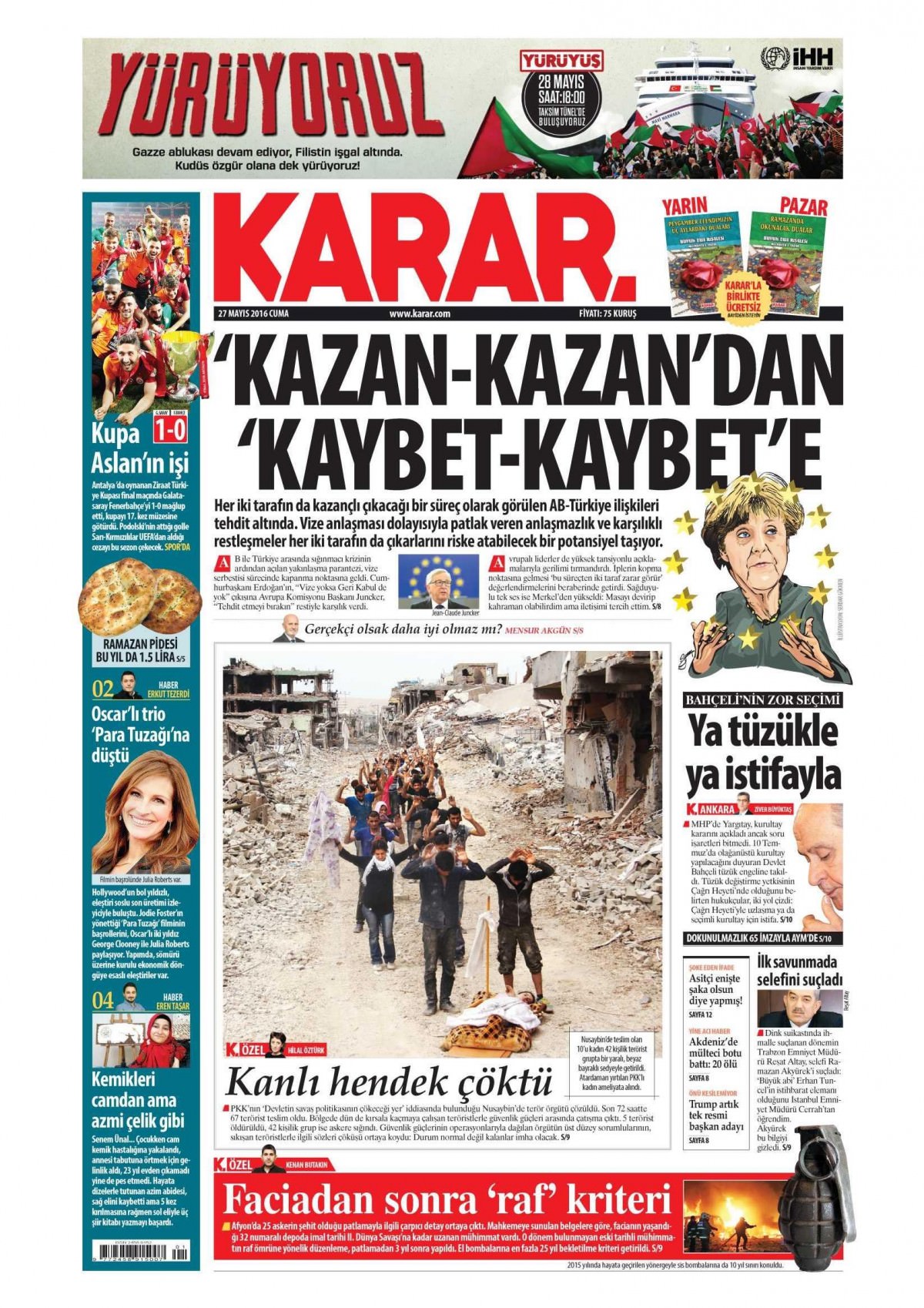 27 Mayıs 2016 gazete manşetleri - 12