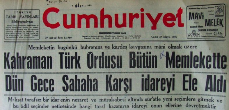 27 Mayıs 1960 gazete manşetleri - 845