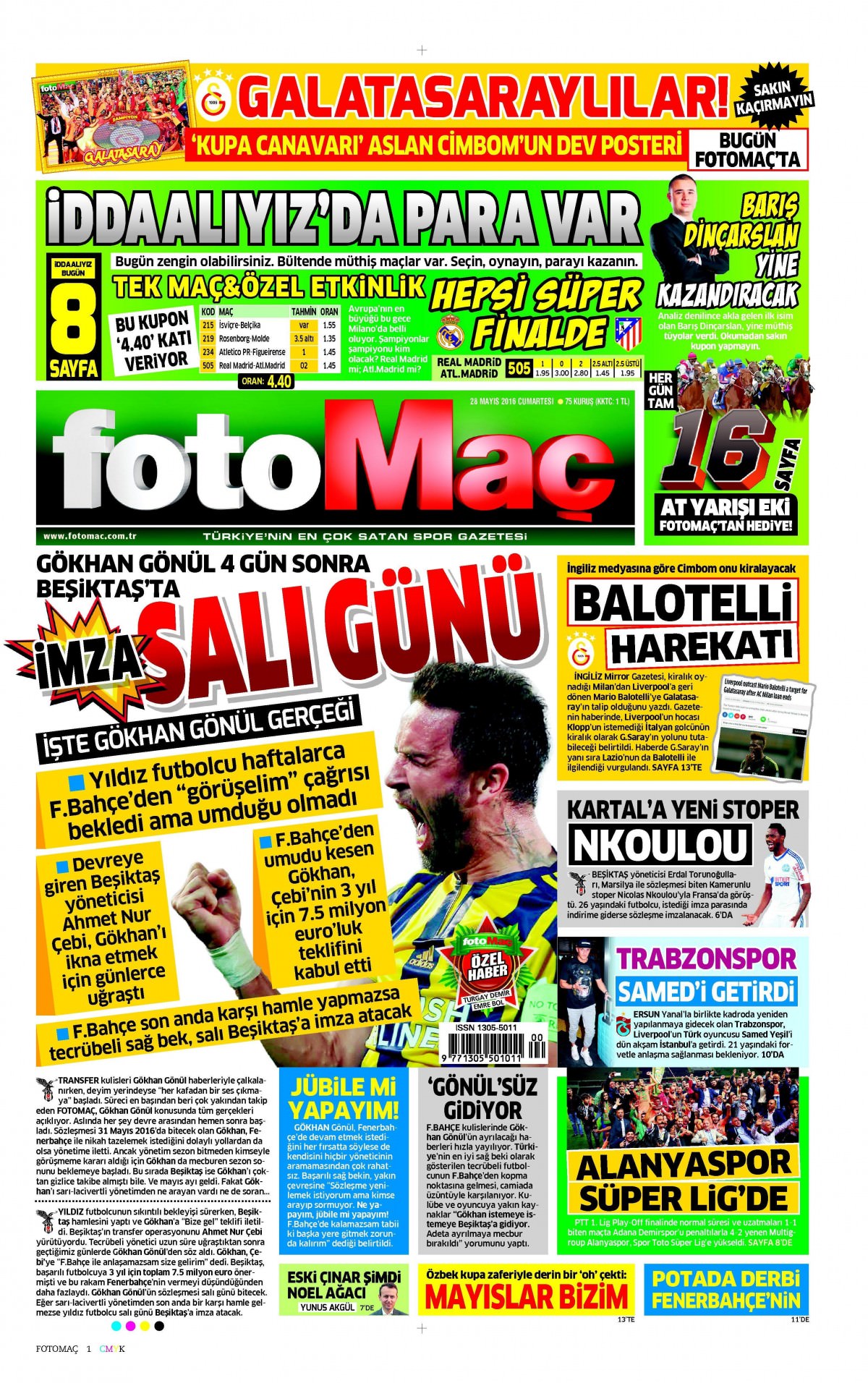 28 Mayıs 2016 gazete manşetleri - 652