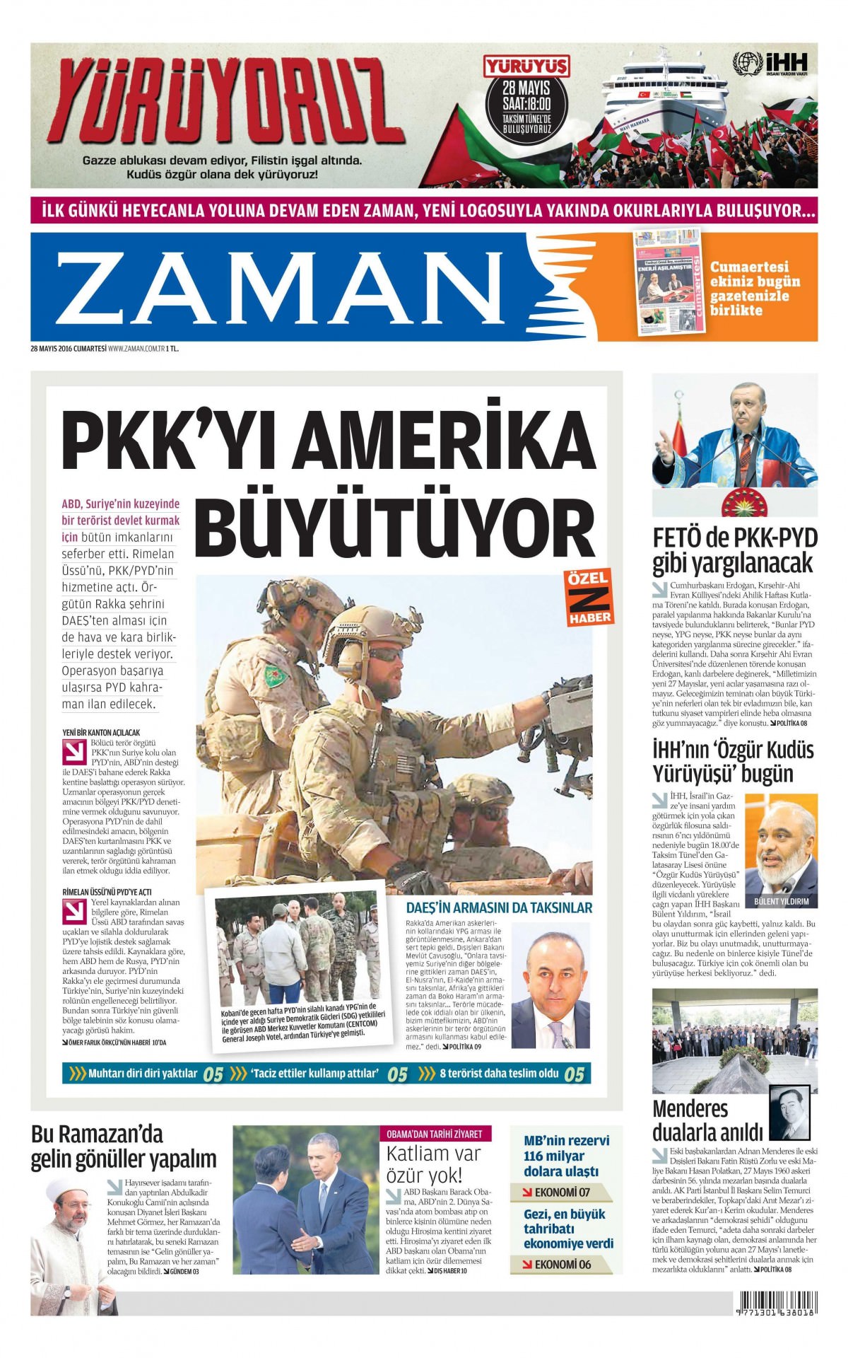 28 Mayıs 2016 gazete manşetleri - 515