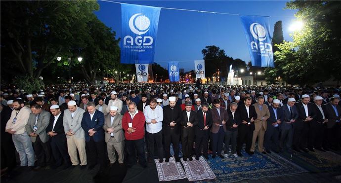 Ayasofya'da fetih namazı - 1