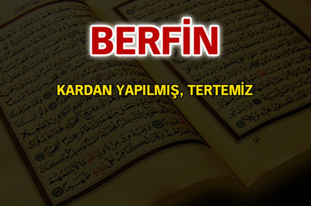 En çok kullanılan isimler ve anlamları - 614