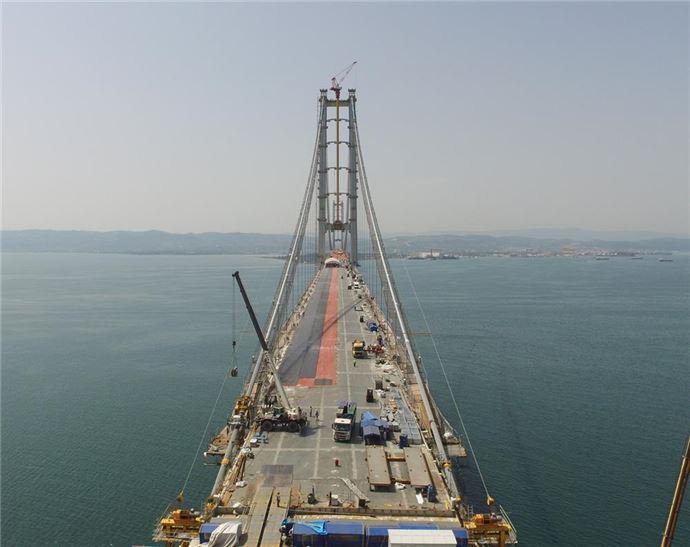 Osman Gazi'de ilk asfaltlama ve ilk bayrak - 927