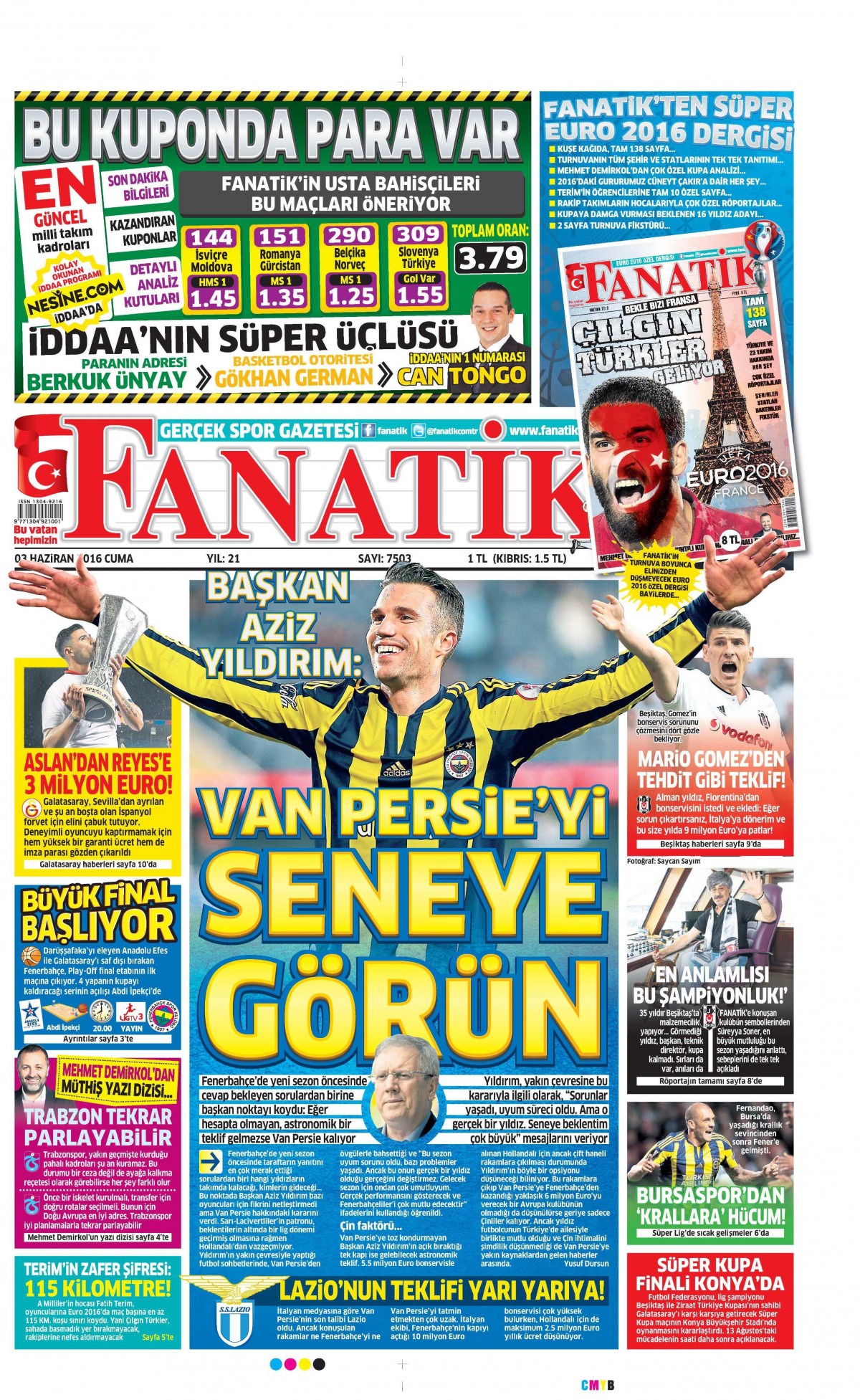 3 Haziran 2016 gazete manşetleri - 4