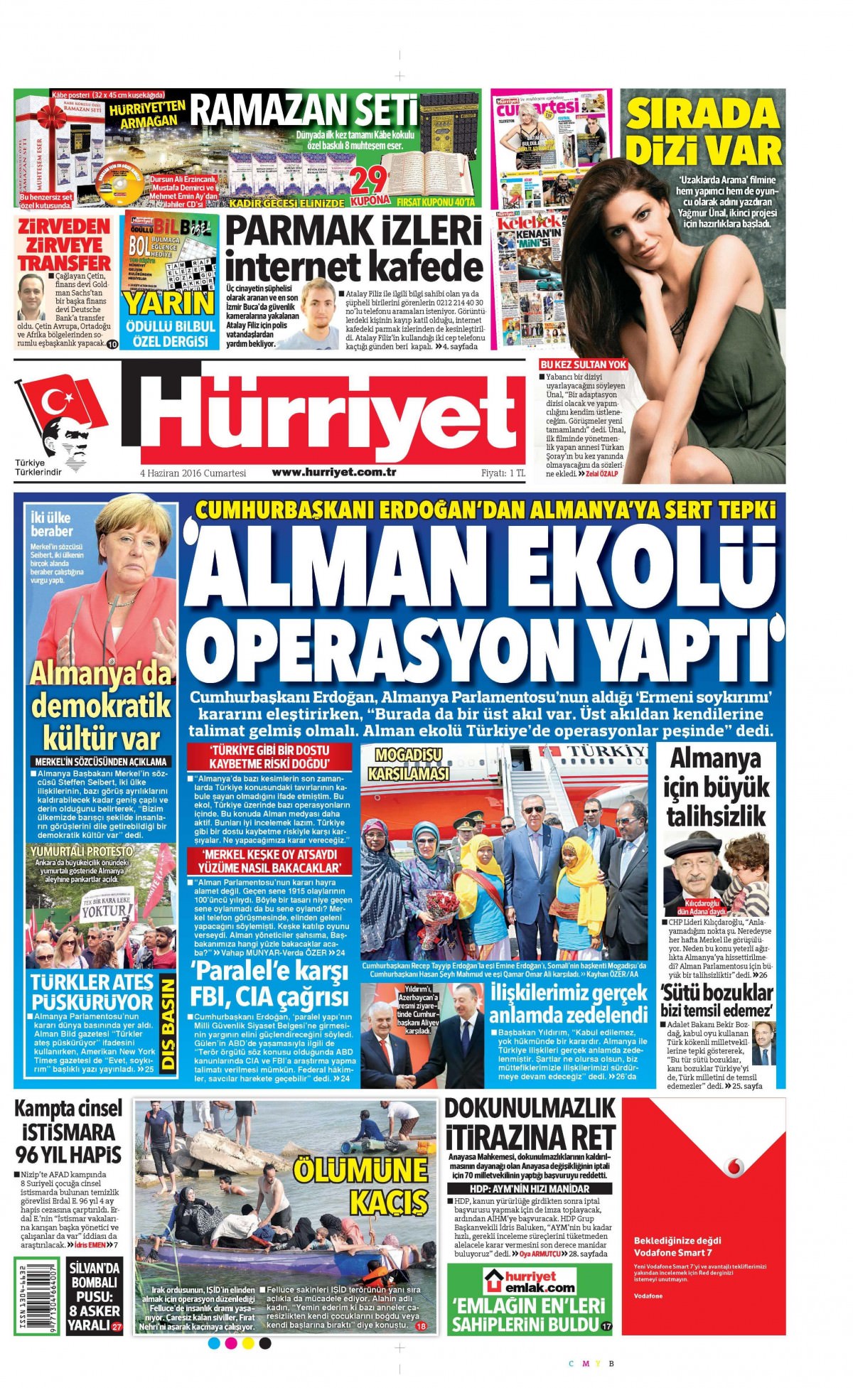 4 Haziran 2016 gazete manşetleri - 9