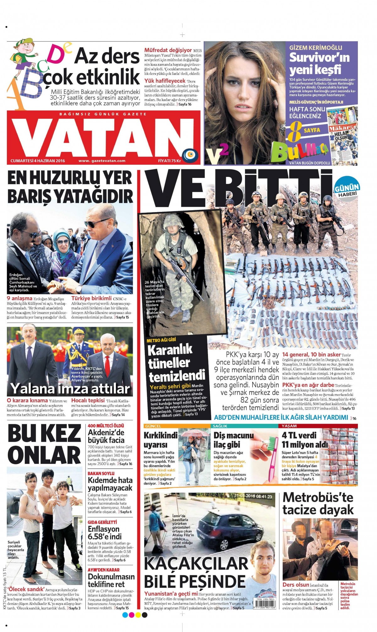 4 Haziran 2016 gazete manşetleri - 27