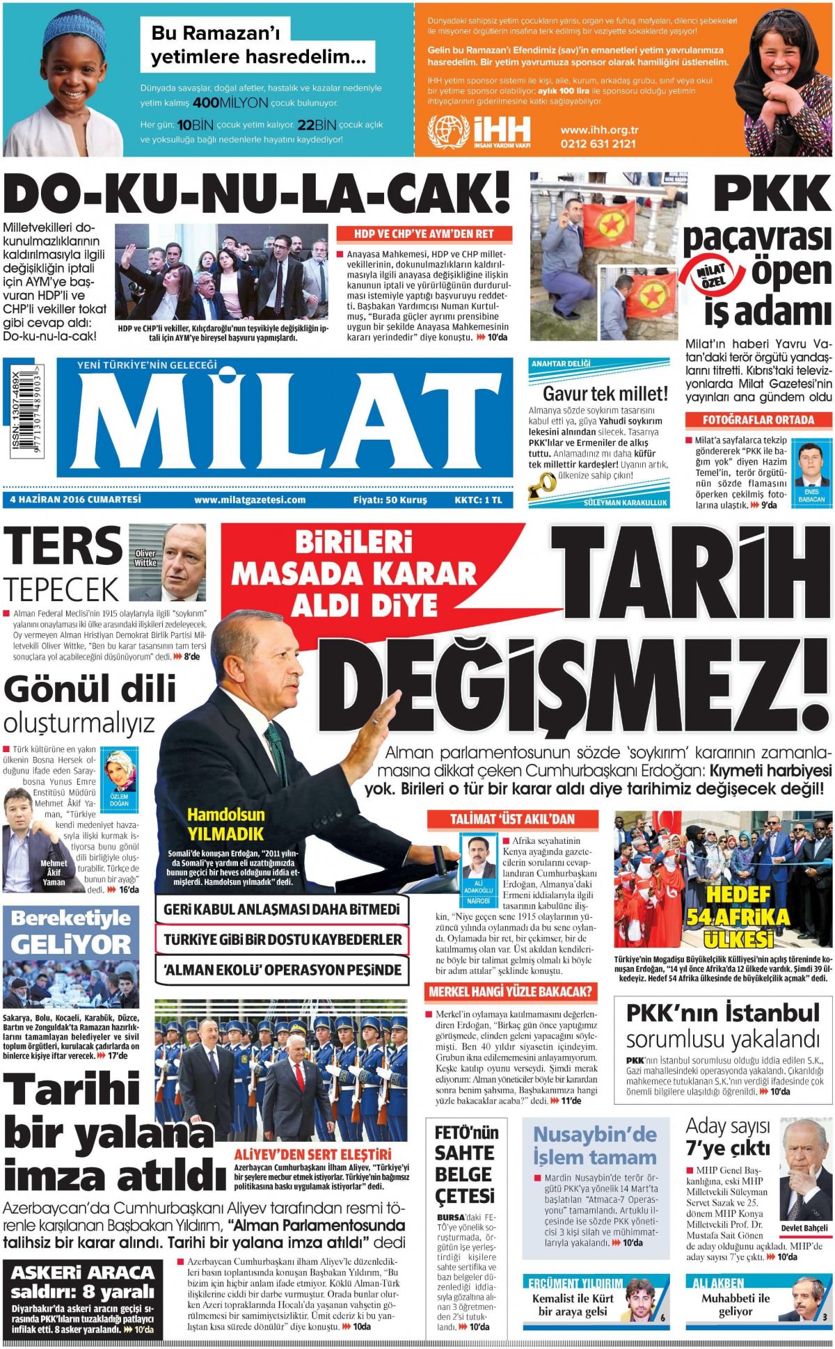 4 Haziran 2016 gazete manşetleri - 11