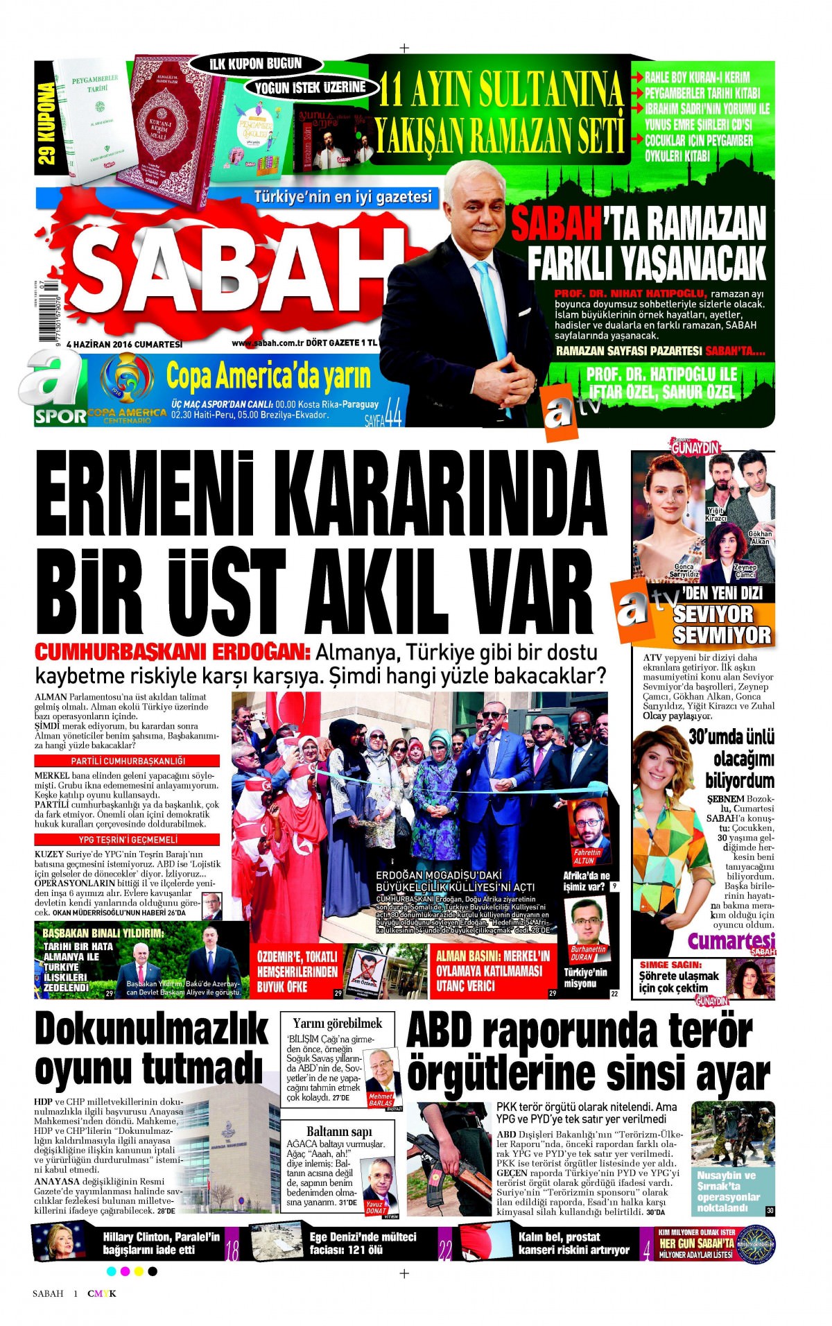 4 Haziran 2016 gazete manşetleri - 5