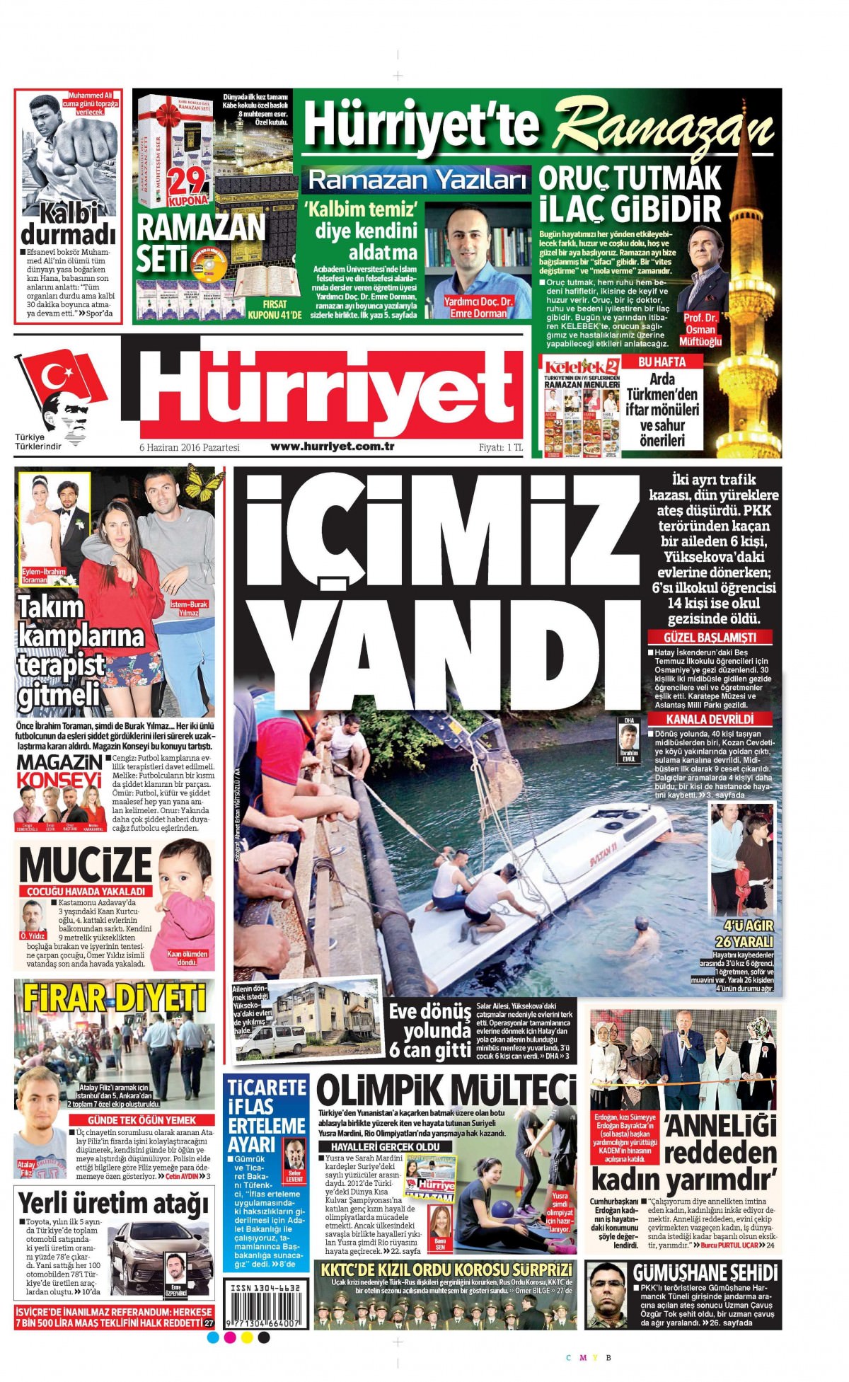 6 Haziran 2016 gazete manşetleri - 24