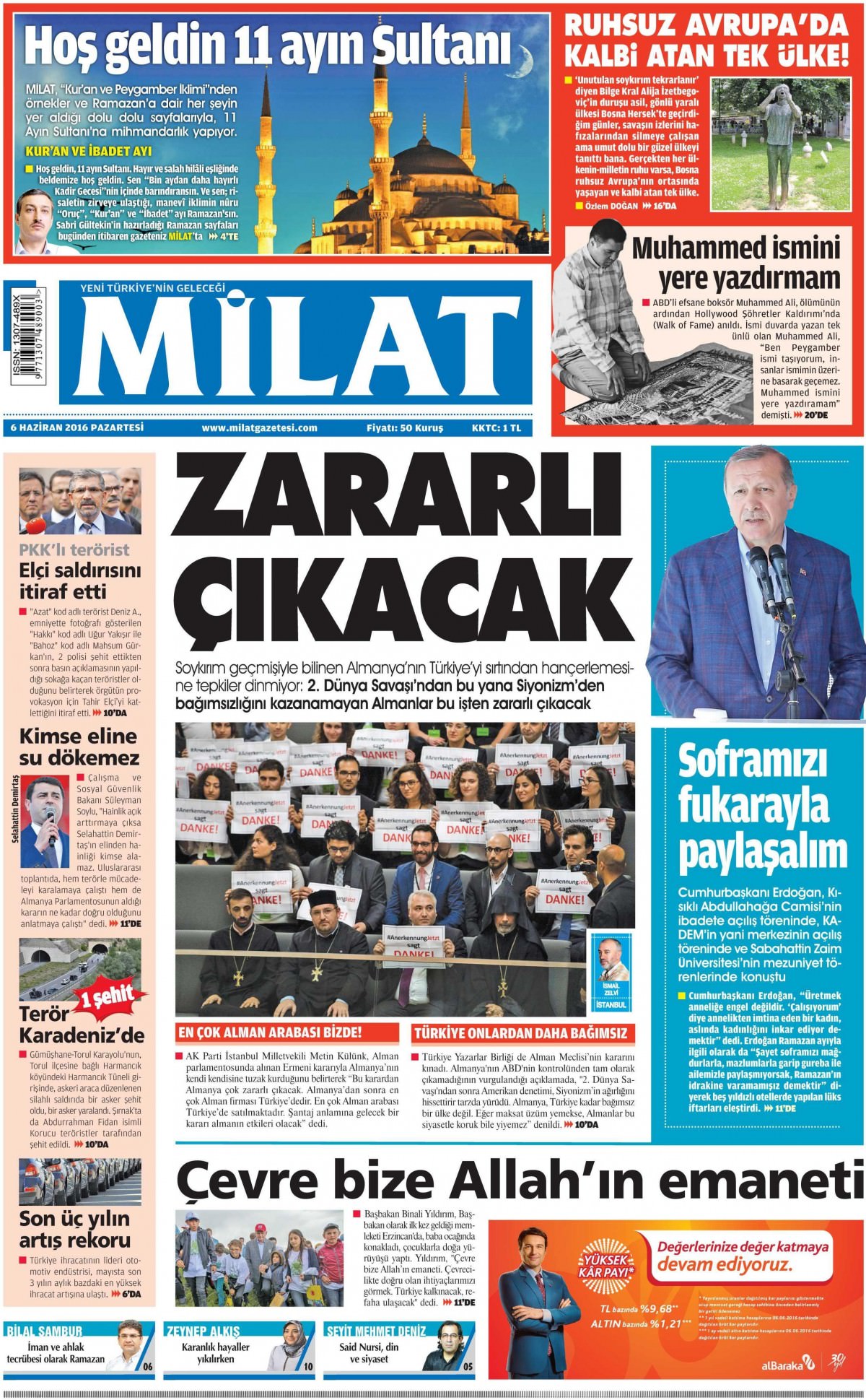 6 Haziran 2016 gazete manşetleri - 26