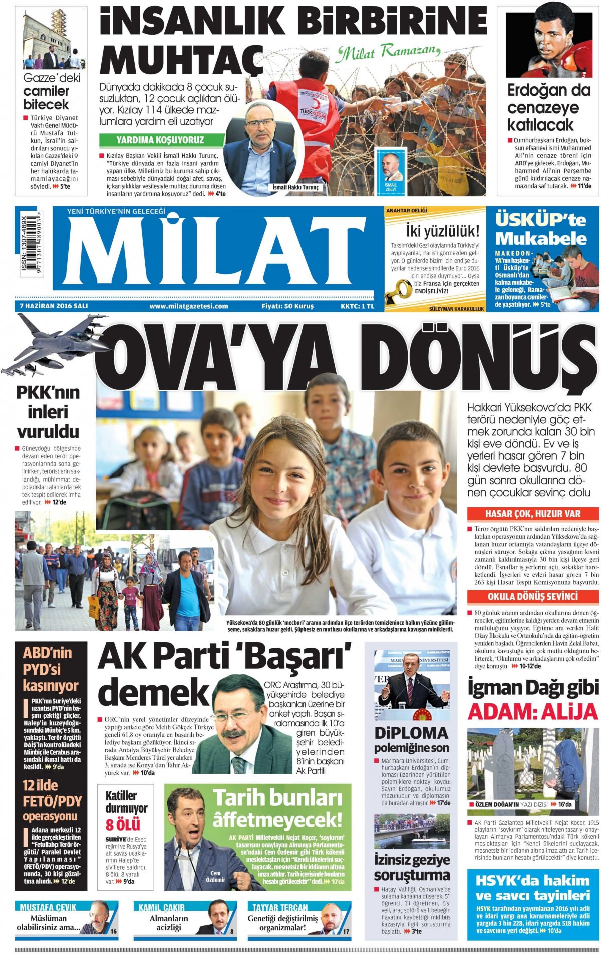 7 Haziran 2016 gazete manşetleri - 27