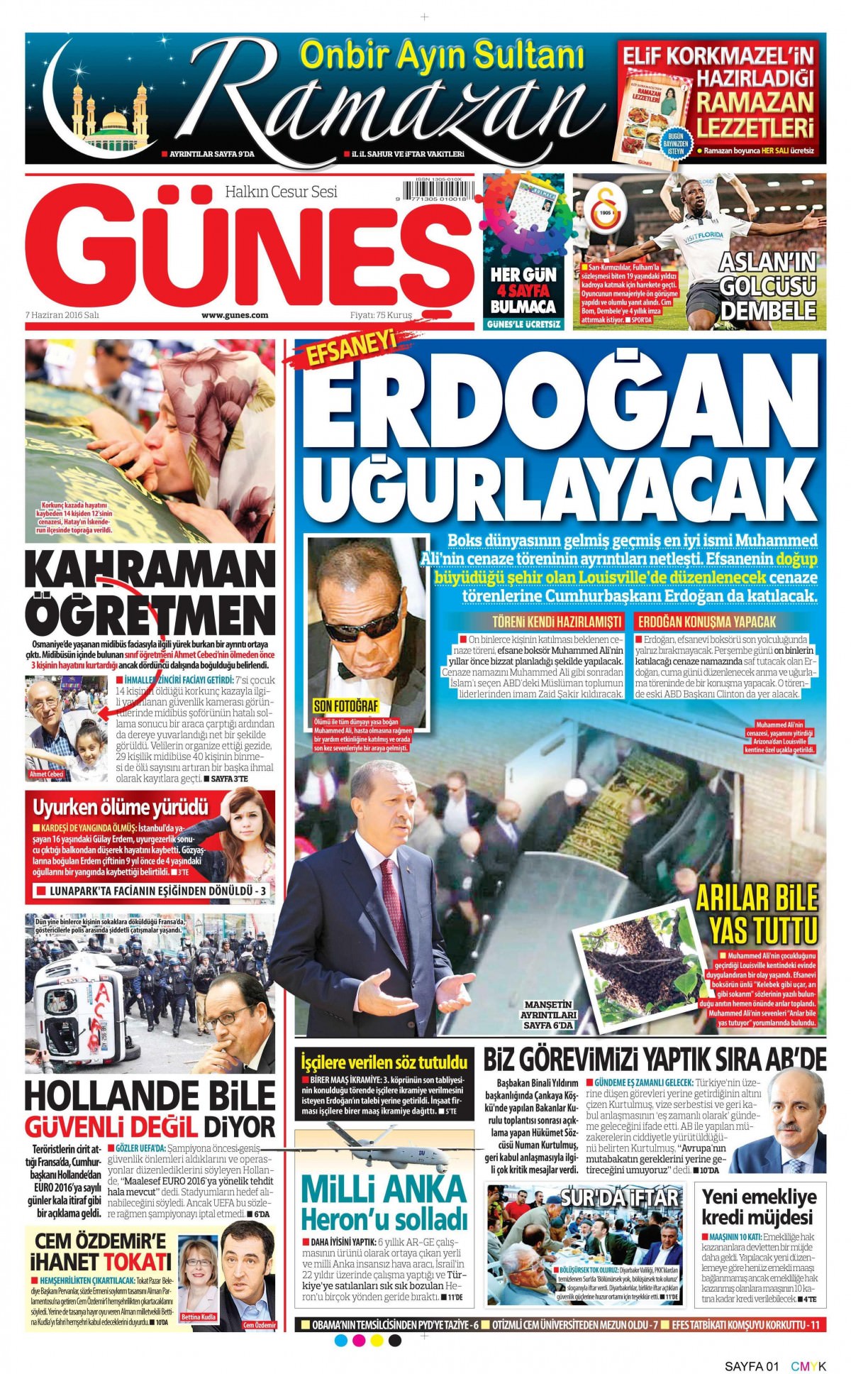 7 Haziran 2016 gazete manşetleri - 26