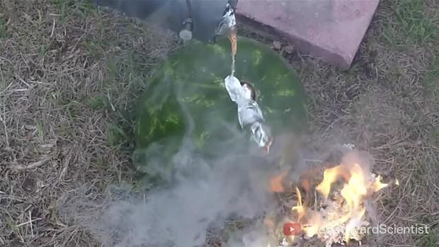 Karpuzun içine eritilmiş alüminyum dökülürse.. - 16