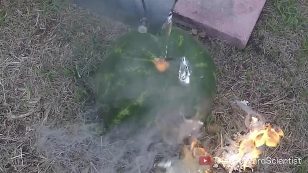 Karpuzun içine eritilmiş alüminyum dökülürse.. - 17