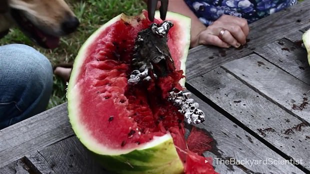 Karpuzun içine eritilmiş alüminyum dökülürse.. - 32