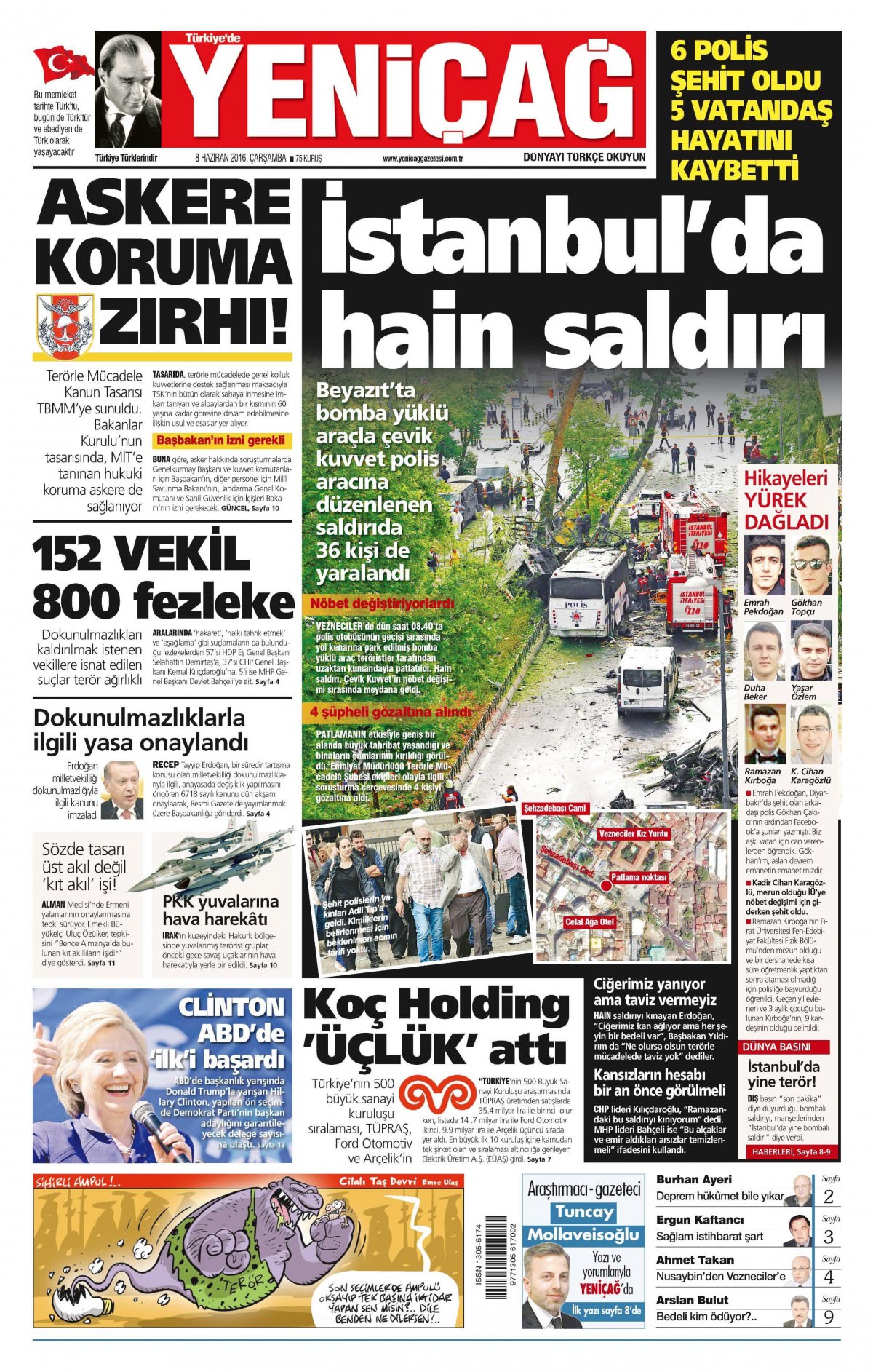 8 Haziran 2016 gazete manşetleri - 26