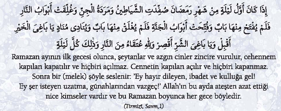 Ramazan-ı Şerîf ile ilgili 40 hadis - 632