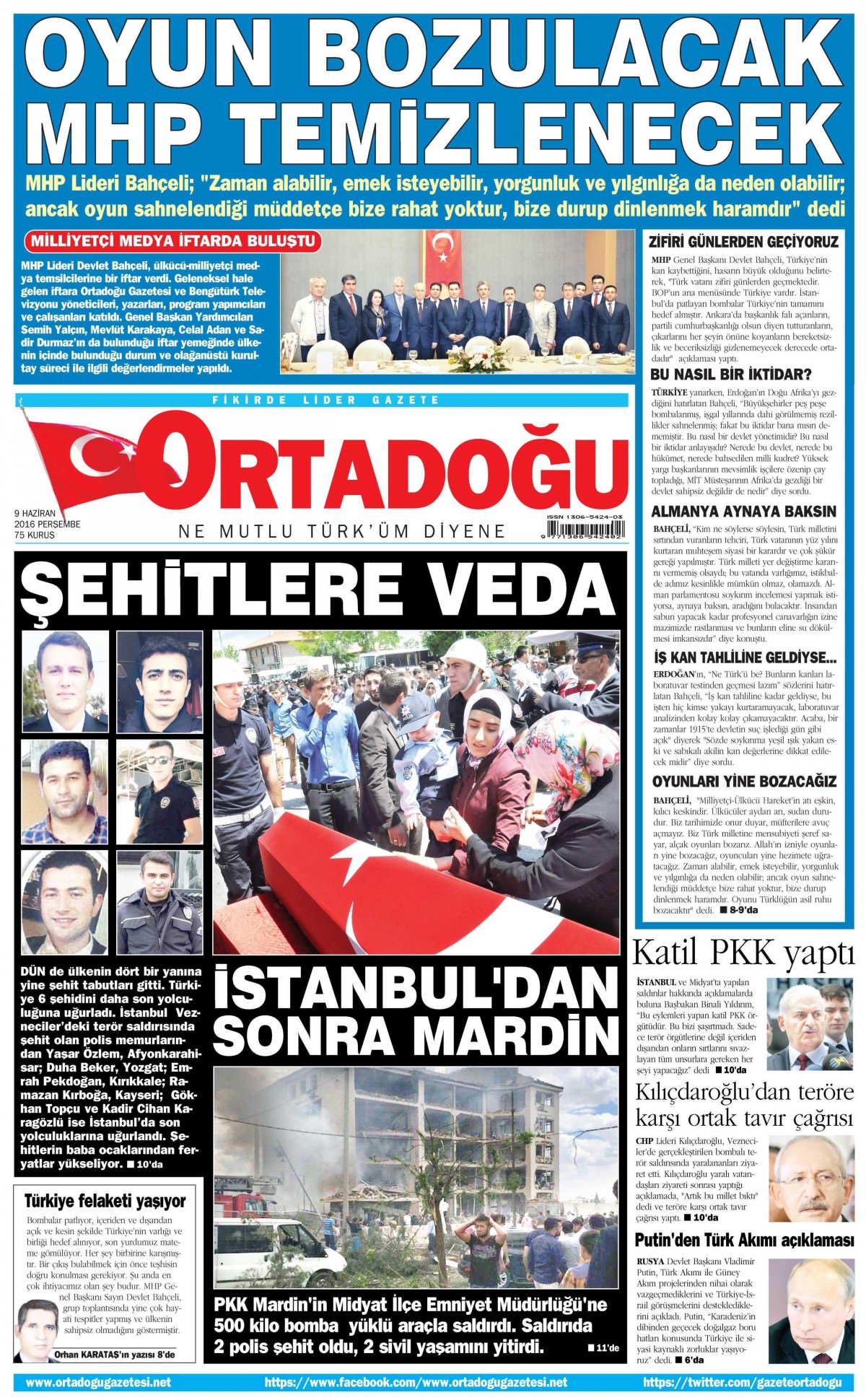 9 Haziran 2016 gazete manşetleri - 4