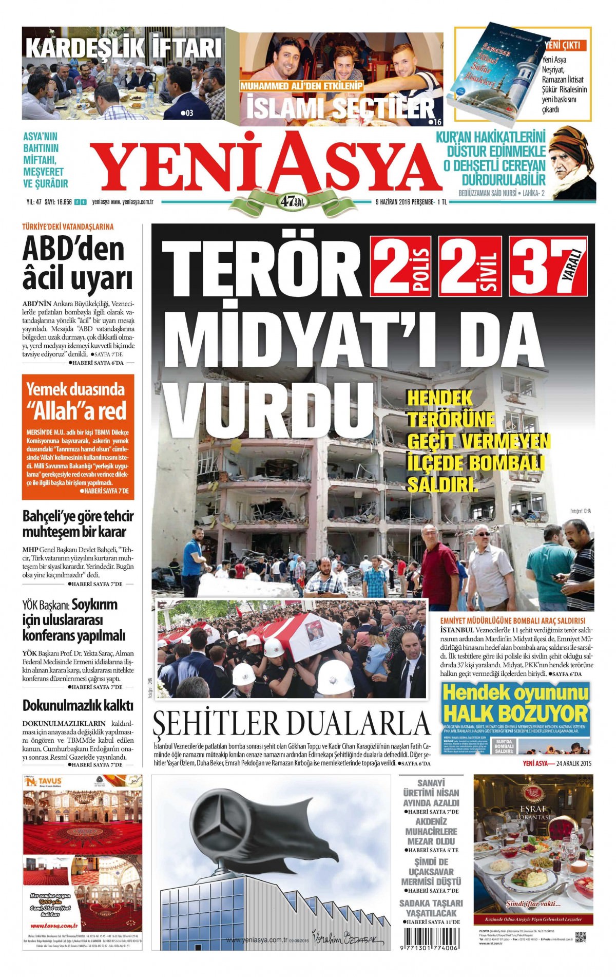 9 Haziran 2016 gazete manşetleri - 17