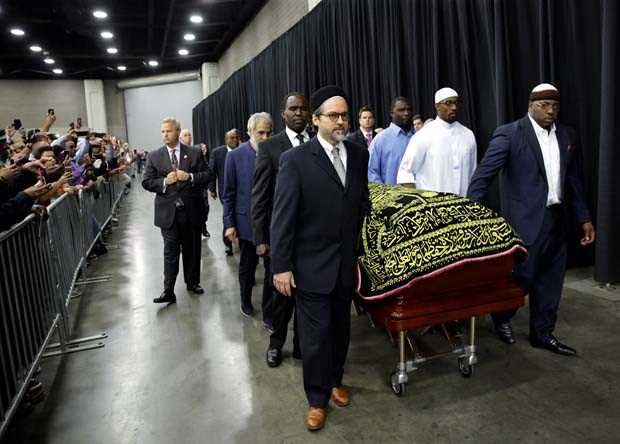 Muhammed Ali son yolculuğuna böyle uğurlandı - 17