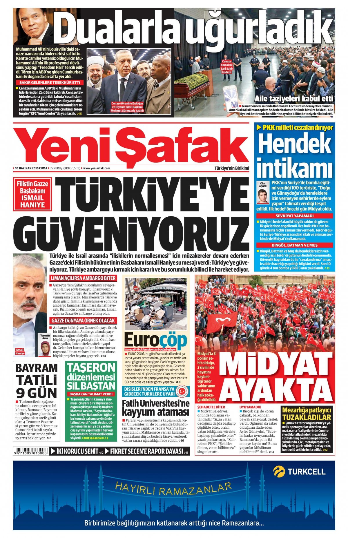 10 Haziran 2016 gazete manşetleri - 11