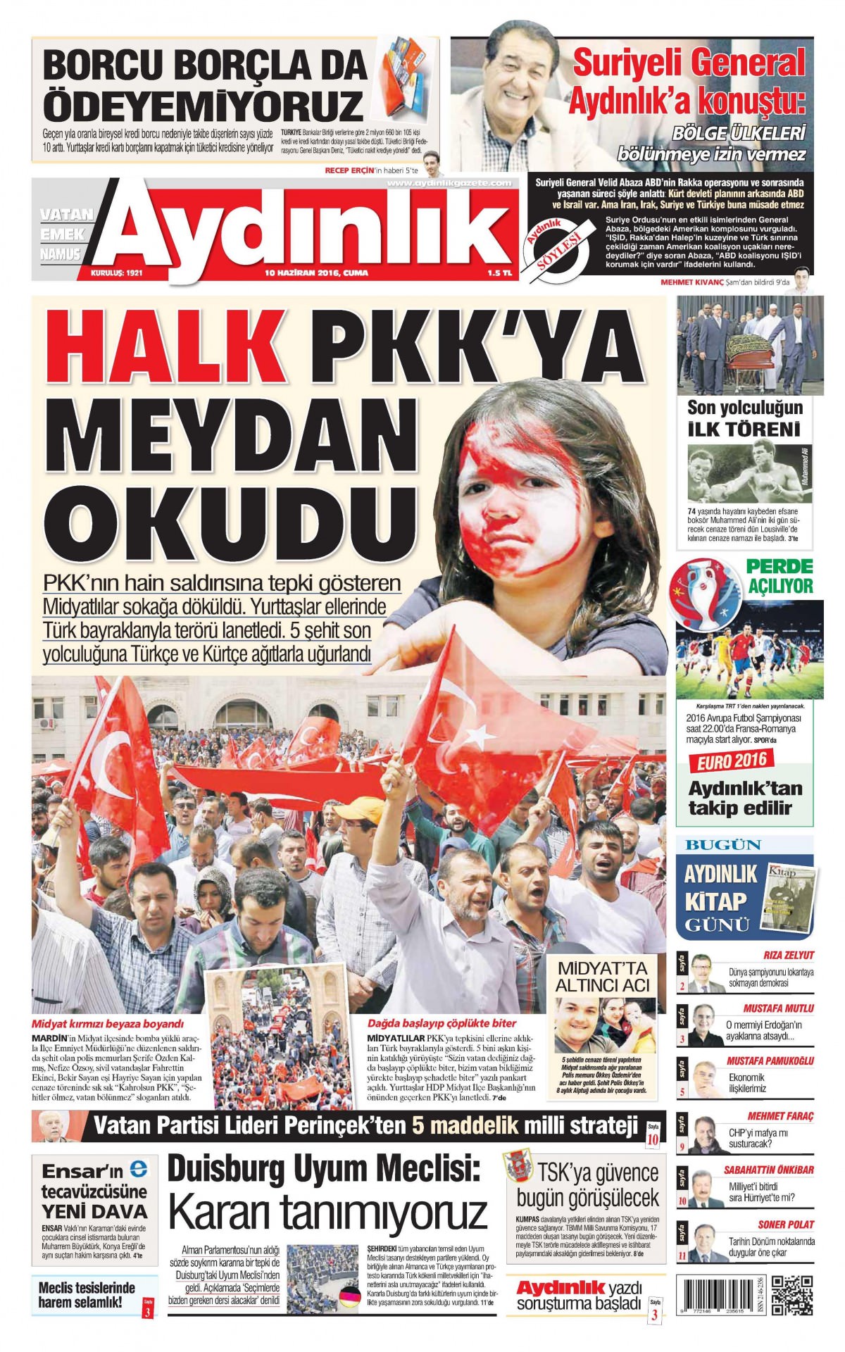 10 Haziran 2016 gazete manşetleri - 6