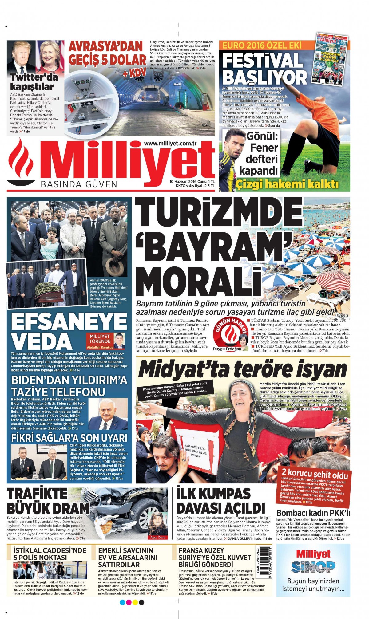 10 Haziran 2016 gazete manşetleri - 4