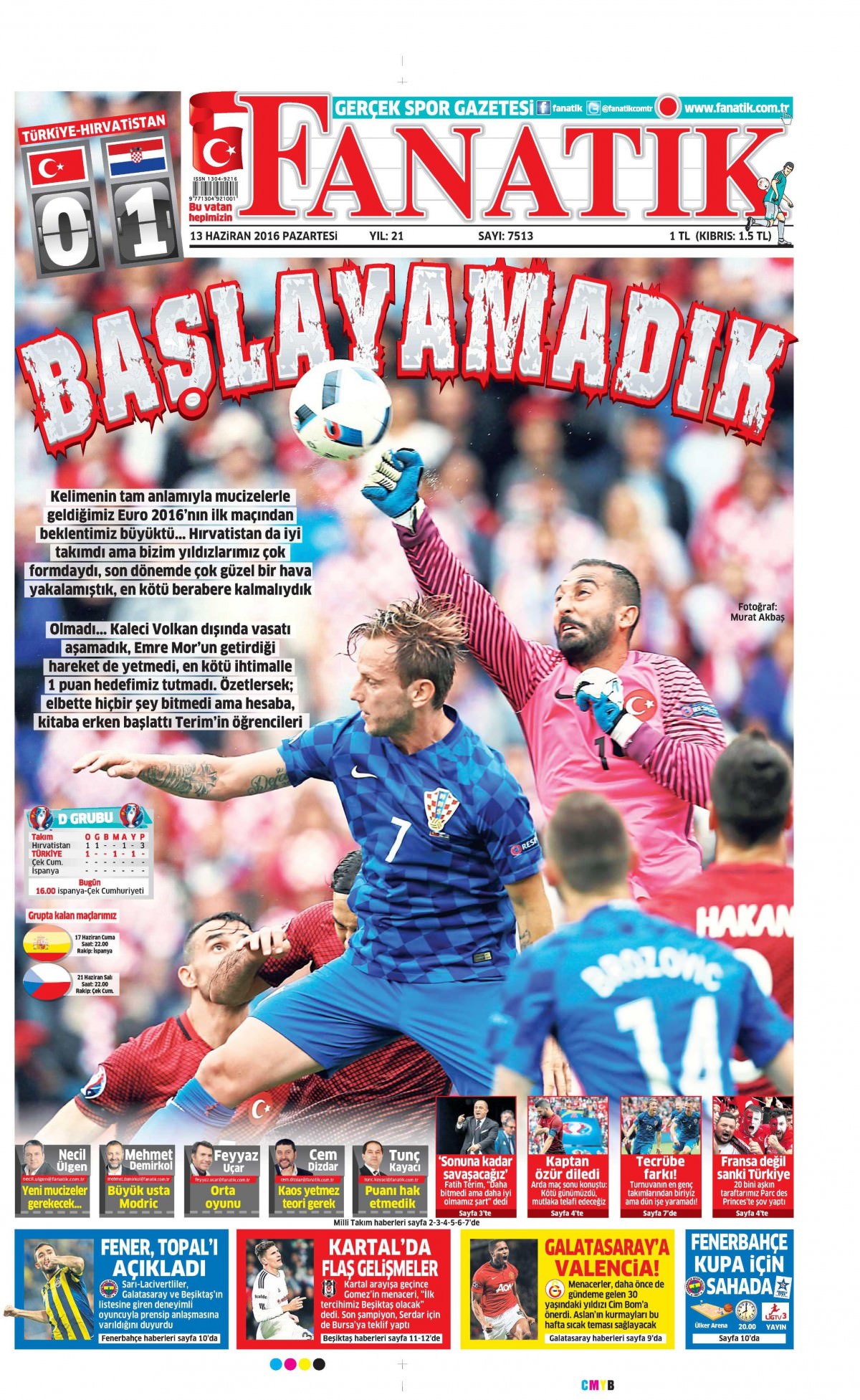 13 Haziran 2016 gazete manşetleri - 24