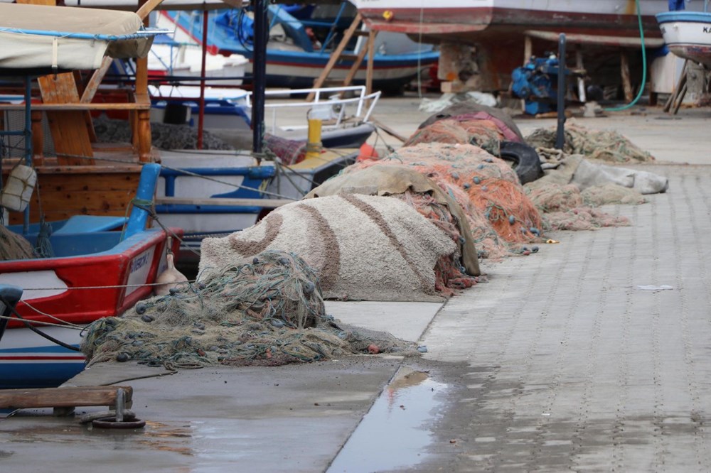 Seferihisar'da balıkçılar denize açılmıyor - 4