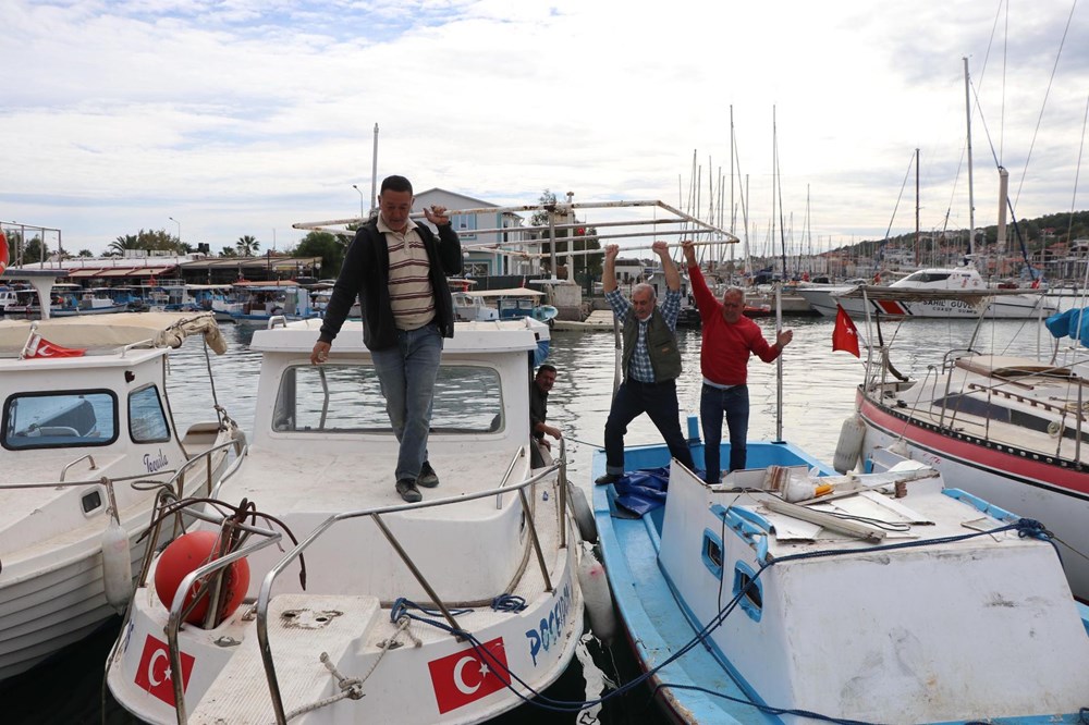 Seferihisar'da balıkçılar denize açılmıyor - 5