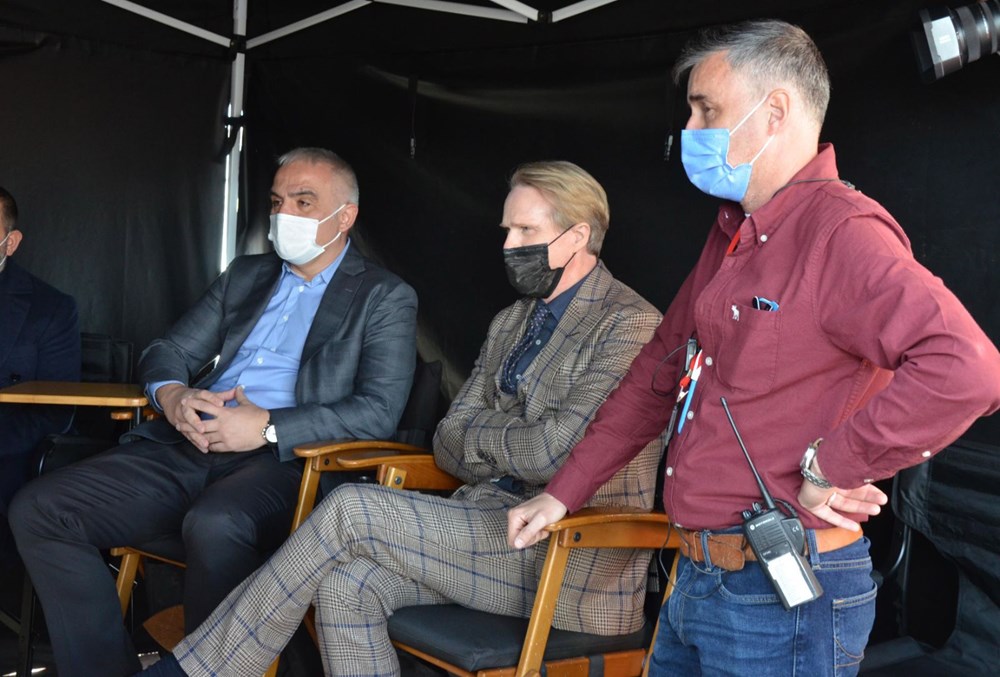 Bakan Mehmet Nuri Ersoy'dan Five Eyes film setine sürpriz ziyaret - 4