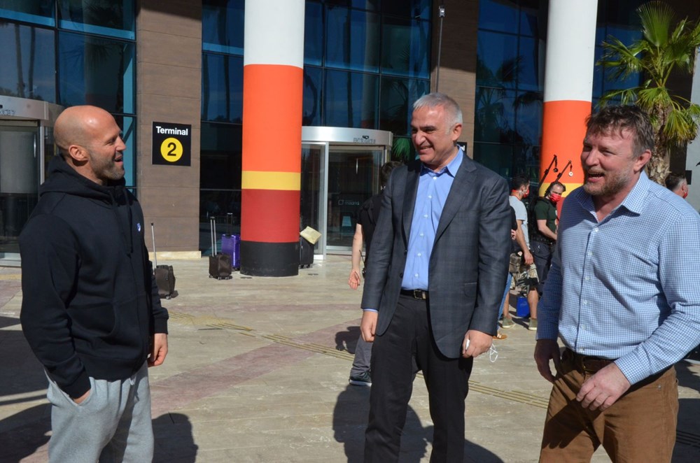 Bakan Mehmet Nuri Ersoy'dan Five Eyes film setine sürpriz ziyaret - 5