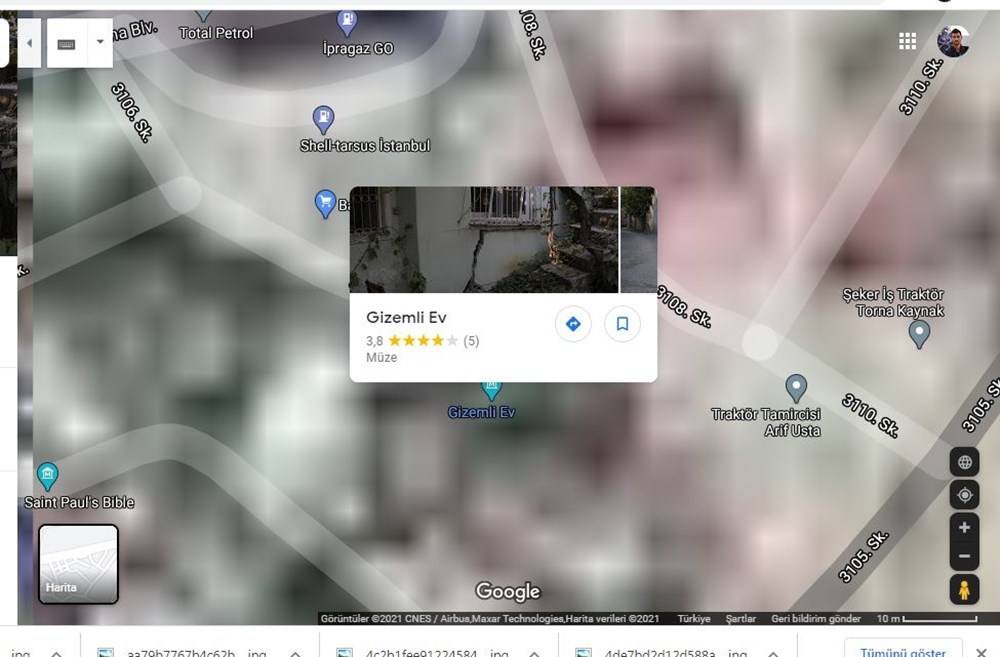 Mersin'deki 'gizemli ev' Google'ın haritalar hizmetinde işaretlendi - 84286