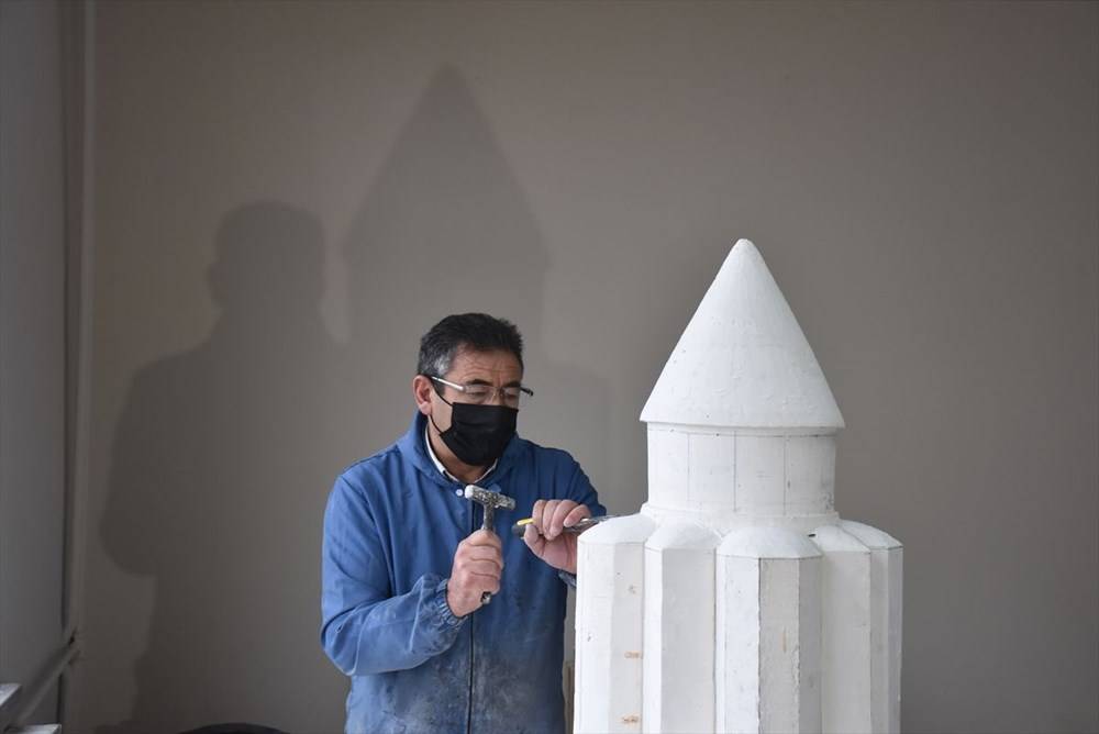 Kars'ın asırlık abide yapıları minyatüre dönüştü - 84449