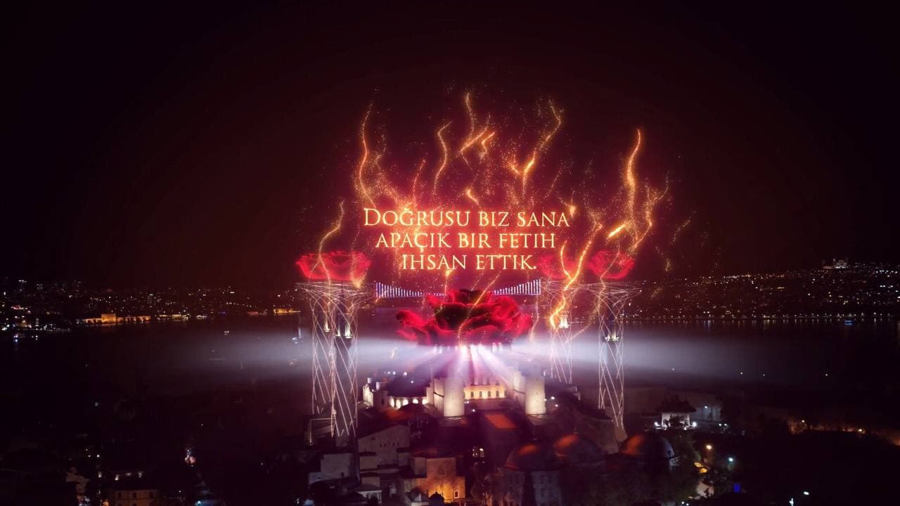 Ayasofya Camii’nde hayran bırakan gösteri - 1