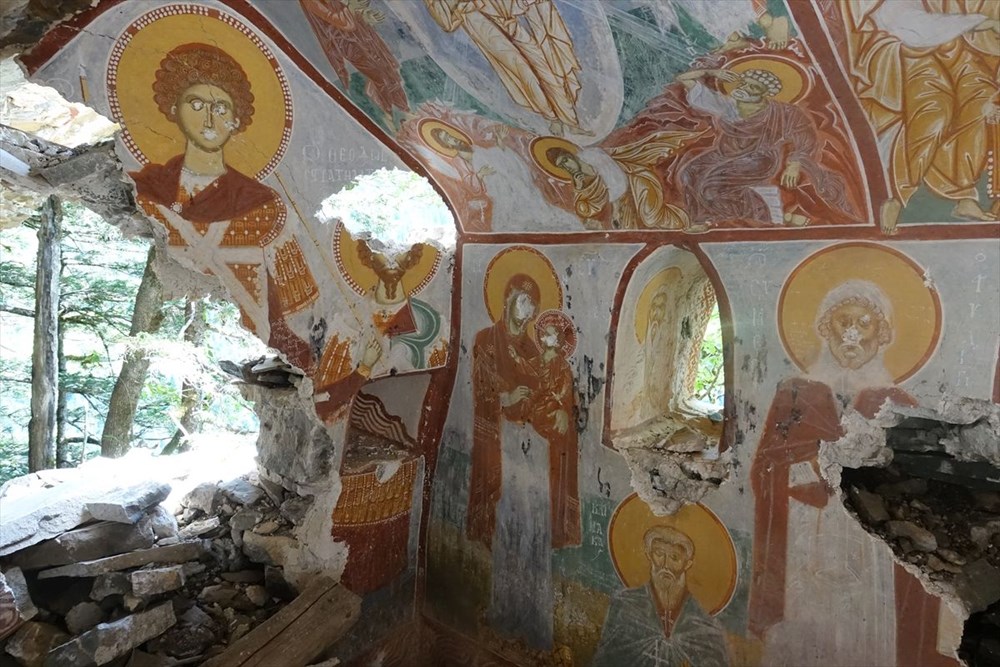 Sümela Manastırı'nın kayalıklarındaki saklı şapel restore edilecek - 85251