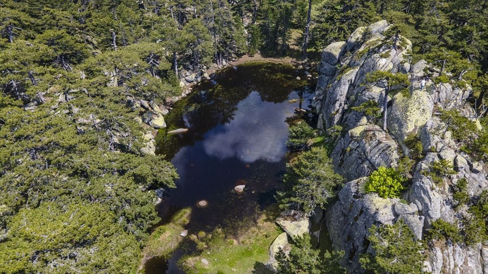 Kütahya'daki Eğrigöz Dağı'nın zirvesindeki doğal gölet keşfedilmeyi bekliyor - 2