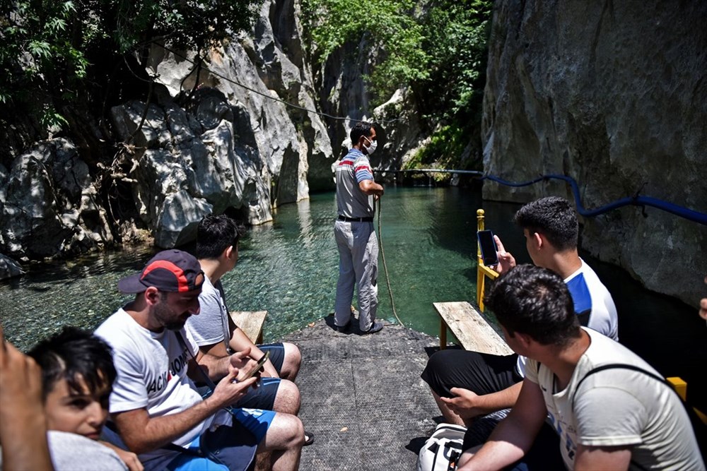 Mersin'de iki dağ arasında sallarla yolculuk yapılıyor: Kisecik Kanyonu - 5