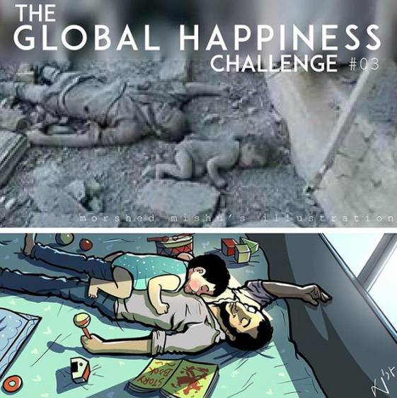 Acı dolu kareleri mutlu anılara dönüştüren Sanatçı Mishu'nun çarpıcı eserleri - 3