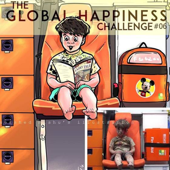 Acı dolu kareleri mutlu anılara dönüştüren Sanatçı Mishu'nun çarpıcı eserleri - 6