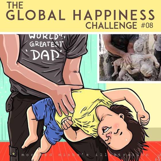 Acı dolu kareleri mutlu anılara dönüştüren Sanatçı Mishu'nun çarpıcı eserleri - 8