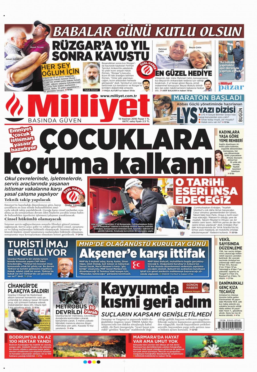 19 Haziran 2016 gazete manşetleri - 633