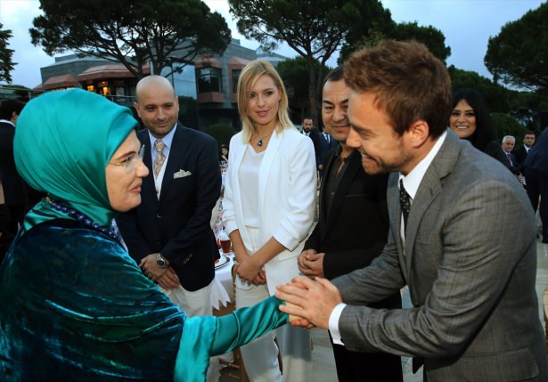 Erdoğan sanatçı ve sporcuları ağırladı - 537