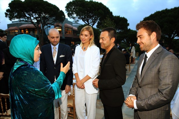 Erdoğan sanatçı ve sporcuları ağırladı - 718