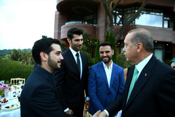 Erdoğan sanatçı ve sporcuları ağırladı - 834