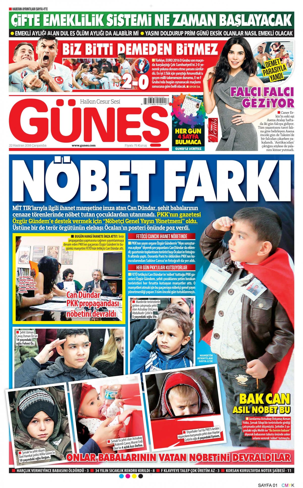 22 Haziran 2016 gazete manşetleri - 638